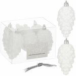 SPRINGOS Šišky 9,5cm sada 6ks vánoční ozdoby CA1172-XG – Zboží Dáma