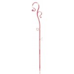 Podpěra na orchidej DECOR III růžová transparentní 39 cm