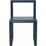 FERM LIVING Židle Little Architect Dark Blue – Zboží Dáma