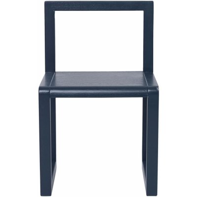 FERM LIVING Židle Little Architect Dark Blue – Zboží Dáma