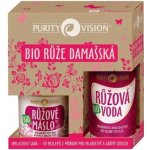 Purity Vision Rose růžová voda 100 ml + máslo z růže 120 ml dárková sada – Zbozi.Blesk.cz