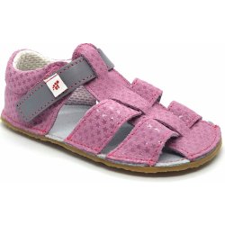 EF barefoot sandálky růžová s šedou