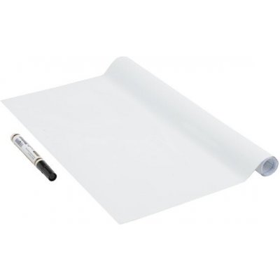Samolepicí fólie Venilia na bílou tabuli, bílá, 45 cm x 1,5 m, včetně 1 fixu, Zpátky do školy, PVC, – Hledejceny.cz