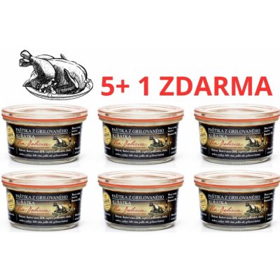 Via Delicia paštika z grilovaného kuřátka 6 x 130 g – Zboží Dáma