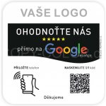 NFC + QR destička pro Google recenze s vlastním logem – Zboží Dáma