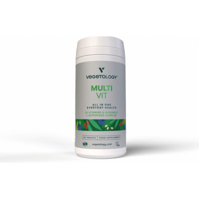 Vegetology MultiVit Multivitamíny s minerály pro vegany, 60 tablet