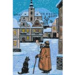 MALUJEŠ JOSEF LADA PONOCNÝ 60 x 80 cm bez rámu a bez vypnutí plátna – Hledejceny.cz