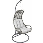 Lesli Living Závěsné křeslo se stojanem RELAX Grizzly šedá – Hledejceny.cz