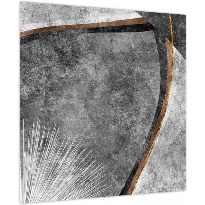 Obraz - Abstrakce v betonu, jednodílný 50x50 cm – Hledejceny.cz