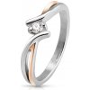 Prsteny Mabell Dámský prsten z chirurgické oceli JOSIE CZ221R M4223 5C45