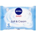 Nivea Baby Soft & Cream vlhčené ubrousky 20 ks – Hledejceny.cz
