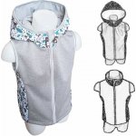 Softshellová vesta lesní zvířátka šedá žíhaná – Sleviste.cz