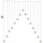 STAR TRADING Světelný LED závěs Decy Star 125 cm čirá barva plast – Zboží Dáma