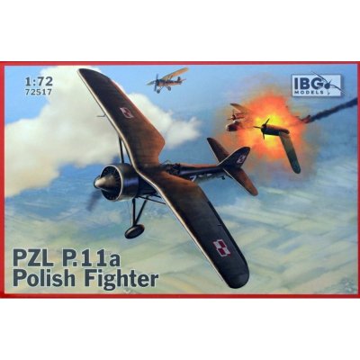 IBG Models PZL P.11a Polish Fighter 3x camo 72517 1:72