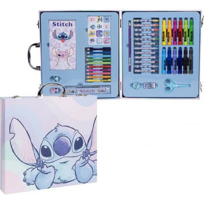 CurePink: Kreativní kufřík Disney: Lilo & Stitch 31 x 28 x 4 cm – Hledejceny.cz