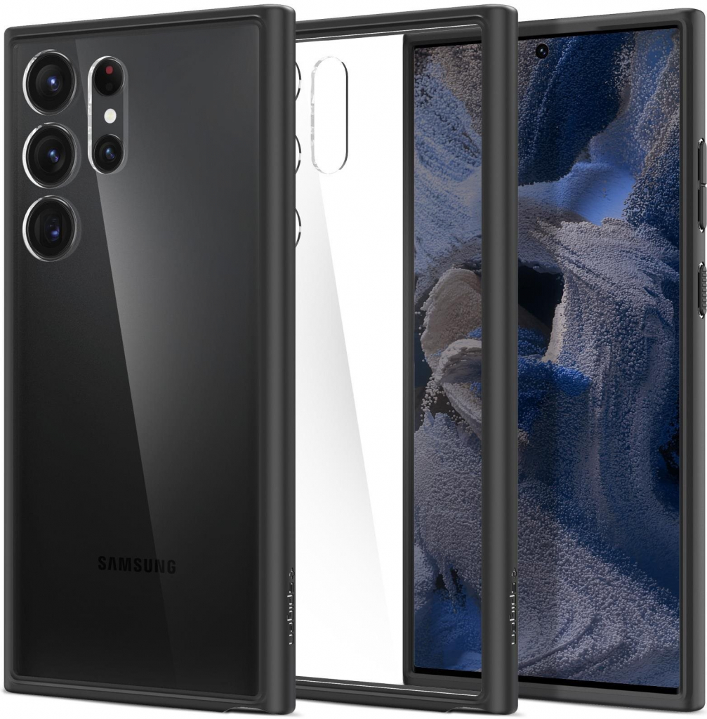 Pouzdro Spigen Ultra Hybrid Samsung Galaxy S23 Ultra ACS05618 černé
