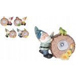 Solární lampa zahradní trpaslík figurka ozdobná dekorace 10x14 cm – Hledejceny.cz