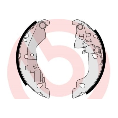 Sada brzdových čelistí BREMBO S23520 – Sleviste.cz