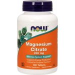 NOW Foods Magnézium citrát 200 mg 100 tablet – Hledejceny.cz