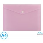 LUMA Obal spisový s klopou a drukem A4 růžový – Hledejceny.cz