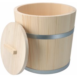 ČistéDřevo Dřevěná nádoba na kvašení zelí a okurek - 10L
