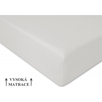 Brotex Jersey prostěradlo Exclusive světle šedé 90x200 – Hledejceny.cz