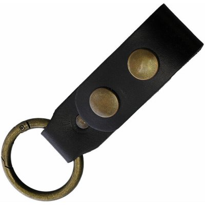 Přívěsek na klíče JOKER Black kožený závěsník 3cm DG01 – Zboží Mobilmania