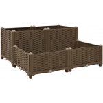 VidaXL Vyvýšený záhon 80 x 80 x 38 cm polypropylen – Hledejceny.cz