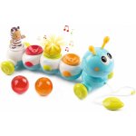 Smoby Housenka na tahání Caterpillar Cotoons elektronická se světlem a melodiemi – Hledejceny.cz