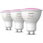 Philips Hue White and Color Ambiance 4.3W 350 GU10 3ks – Zboží Mobilmania