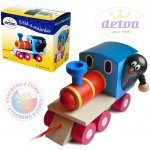 Detoa dřevěný vláček Krtek a mašinka – Zboží Dáma