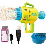 Kruzzel 20933 Bublifuková pistole USB Bazooka svítící – Zboží Dáma Kruzzel 20933 Bublifuková pistole USB Bazooka svítící – Zboží Dáma
