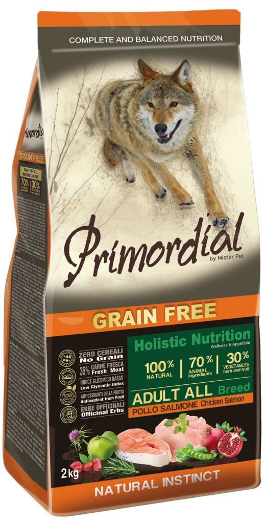 Primordial Adult Grain Free Chicken and Salmon 2 kg