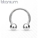 Šperky4U piercing podkova titan TIT1111-121033 – Zboží Dáma
