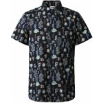 The North Face S/S Baytrail pattern shirt Super Sonic cactus Study print blue – Hledejceny.cz