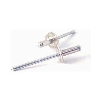 BRALO Trhací nýt VELKÁ plochá hlava hliník/ocel Varianta: NÝT Ø 4,0 x 10 VH 12 mm AL/ST – Sleviste.cz