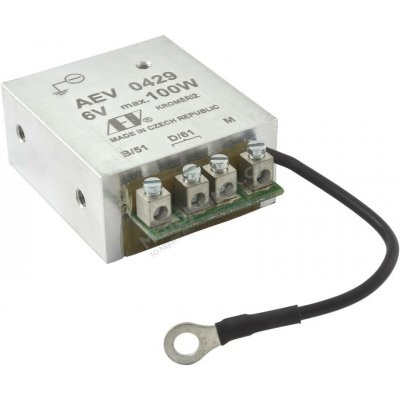 Regulátor dynama 6V 100W (-) AEV 0429 - JAWA, ČZ – Zboží Mobilmania