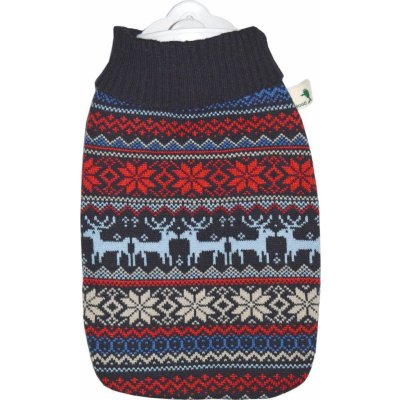 HUGO-FROSCH Termofor Classic 1,8L s pleteným obalem – norský motiv – Zboží Dáma