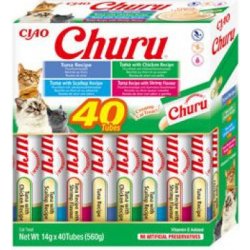 Churu Cat BOX Tuna Seafood Variety 40 x 40 g