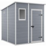 Keter MANOR 6 x 6 Penthouse šedý / biely – Sleviste.cz