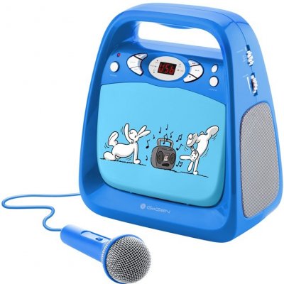 CD přehrávač GoGEN BOB A BOBEK KARAOKE modrý – Zboží Dáma