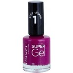 Rimmel London Super Gel Lak na nehty barevný gelový lak 025 Urban Purple 12 ml – Sleviste.cz