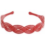 Čelenka do vlasů červeno-hnědá – Zboží Dáma