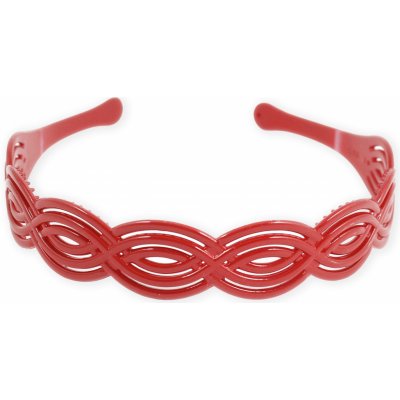 Čelenka do vlasů červeno-hnědá – Zboží Dáma