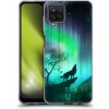 Pouzdro a kryt na mobilní telefon Samsung Pouzdro Head Case Samsung Galaxy A12 POLÁRNÍ ZÁŘE VLK