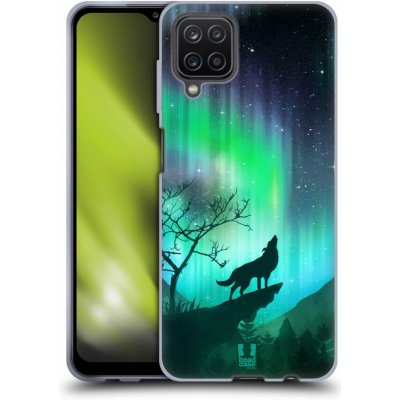 Pouzdro Head Case Samsung Galaxy A12 POLÁRNÍ ZÁŘE VLK