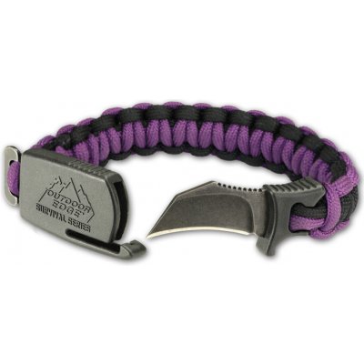 Outdoor Edge Para Claw Paracord Knife Bracelet Small Purple – Zboží Dáma