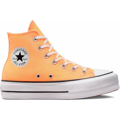 Converse boty Chuck Taylor All Star Lift Platform Seasonal Hi A03052 peach beam/black/white – Sleviste.cz