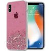 Pouzdro a kryt na mobilní telefon Apple Cadorabo Pouzdro pro Apple iPhone XS MAX Ochranné pouzdro v růžové barvě Kryt mobilního telefonu TPU pouzdro Glitter Cover Case Glitter