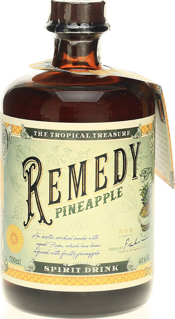 Remedy Pineapple 40% 0,7 l (holá láhev)